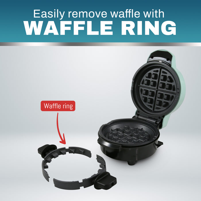 Easily remove waffle with WAFFLE RING.