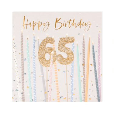 65th Birthday Greeting Card