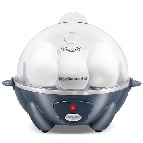 Blue Gray Automatic Egg Cooker