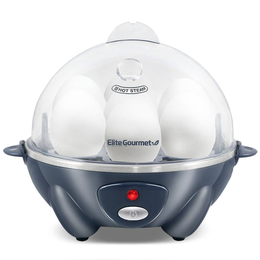 Blue Gray Automatic Egg Cooker