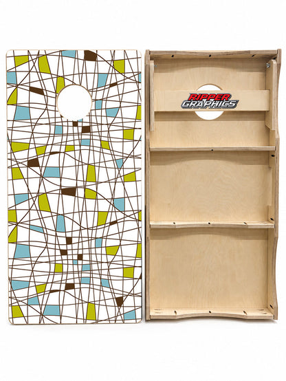 70's Retro Design Cornhole Design