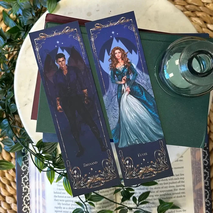 A Court of Thorns and Roses Inspired: Feyre & Rhysand Bookmark Set Bookmarks