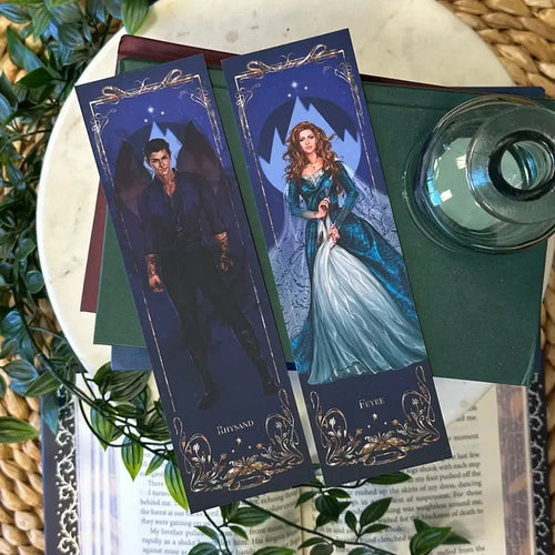 A Court of Thorns and Roses Inspired: Feyre & Rhysand Bookmark Set Bookmarks