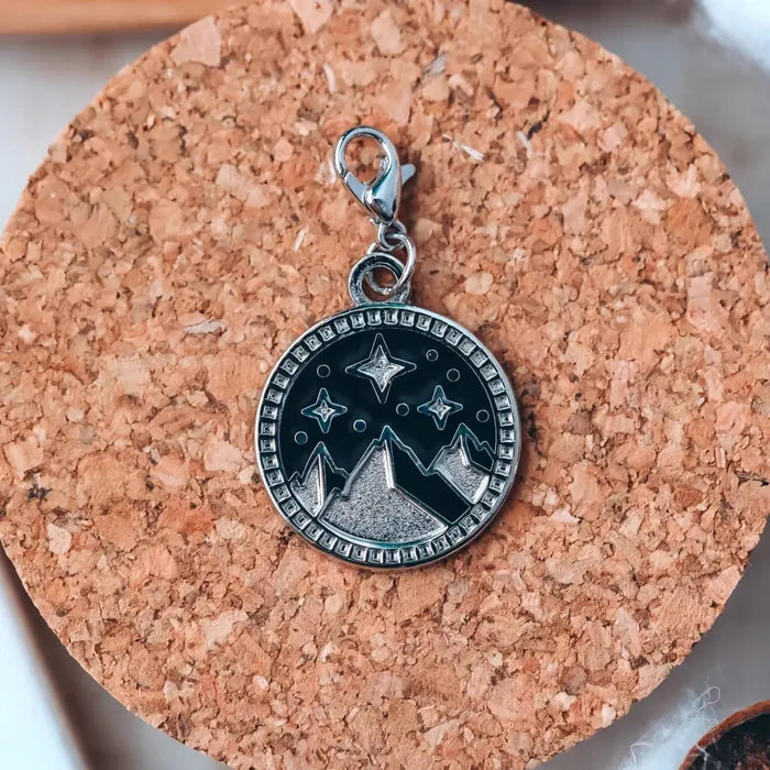 A Court of Thorns and Roses Inspired: Night Court Charm Silver Enamel Pins