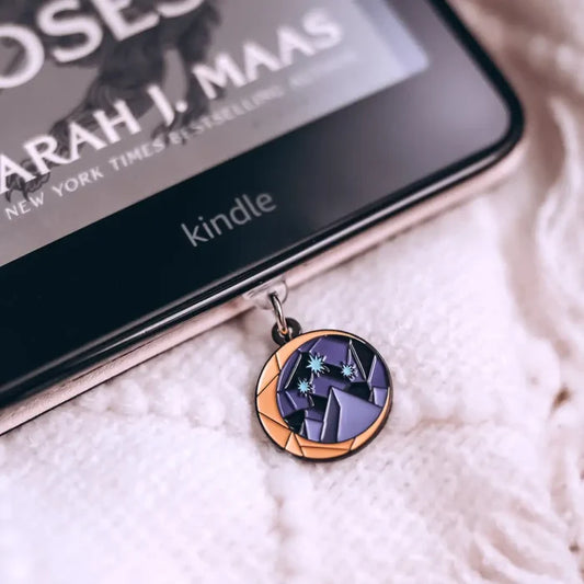 A Court of Thorns and Roses Inspired Night Court Kindle Dust Plug Enamel Pins