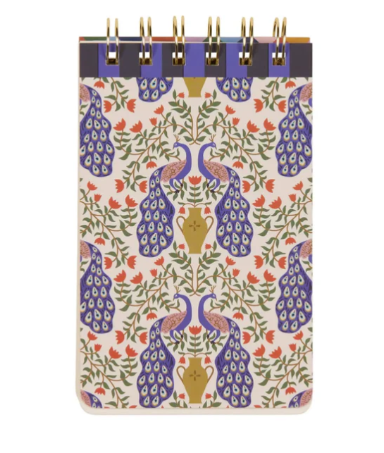 A Dopo Peacock Twin Wire Notepad