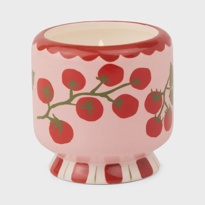 A Dopo Tomato Vine Ceramic Candle - Heirloom Tomato