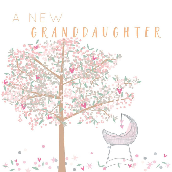 A New Grandaughter Greetings Card