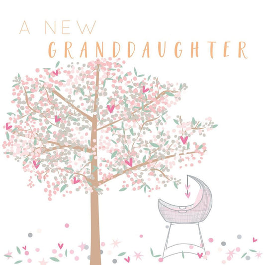 A New Grandaughter Greetings Card
