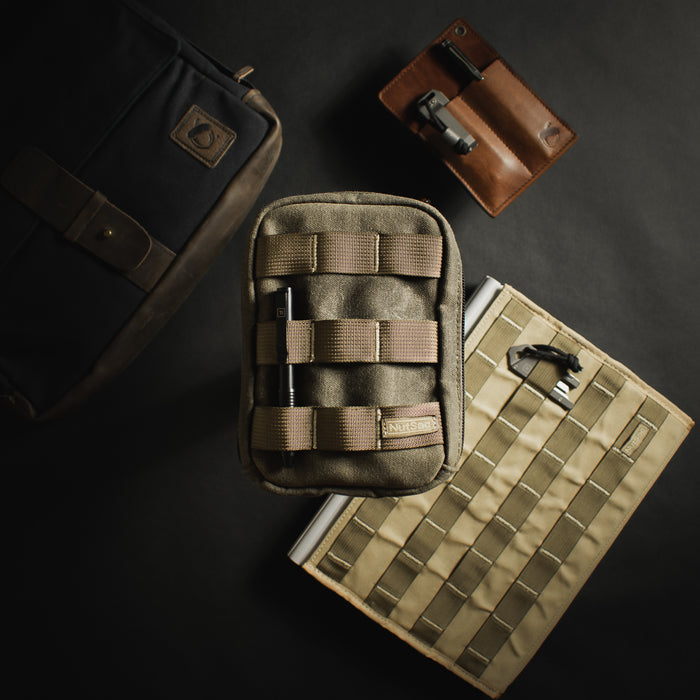Admin Pouch (Tan) (Text)