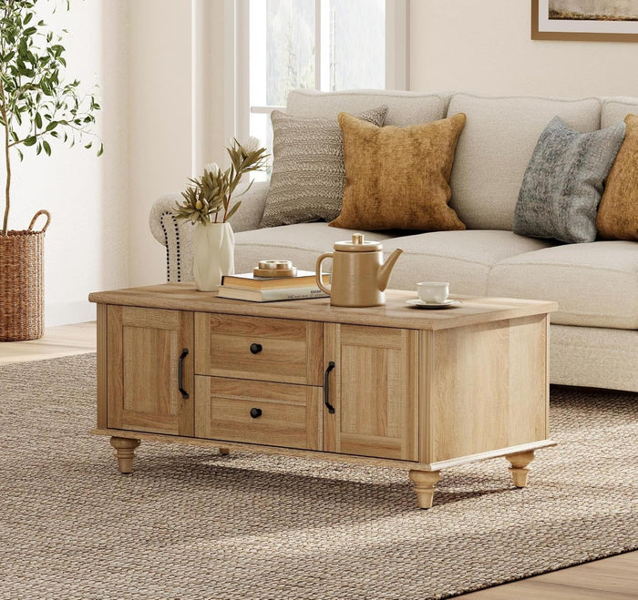 Allie Farmhouse Coffee Table - Canva Home