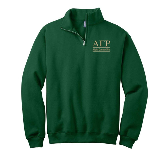 Alpha Gamma Rho Sweatshirt - Quarter Zip