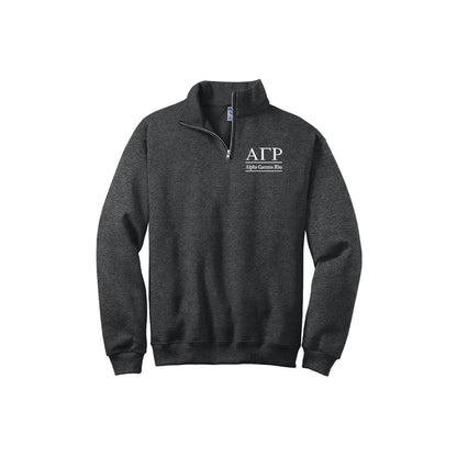 Alpha Gamma Rho Sweatshirt - Quarter Zip