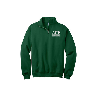 Alpha Gamma Rho Sweatshirt - Quarter Zip