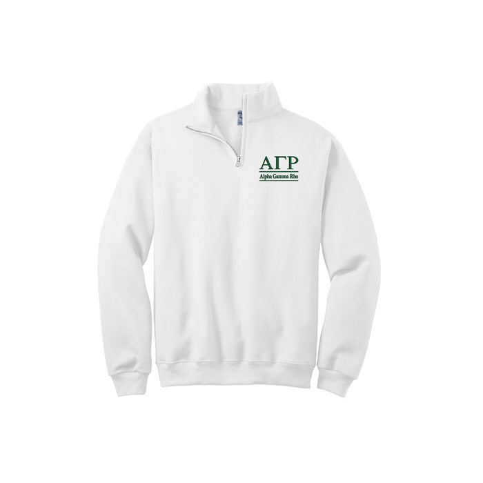 Alpha Gamma Rho Sweatshirt - Quarter Zip