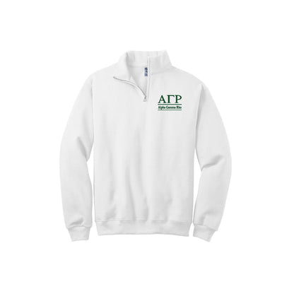 Alpha Gamma Rho Sweatshirt - Quarter Zip