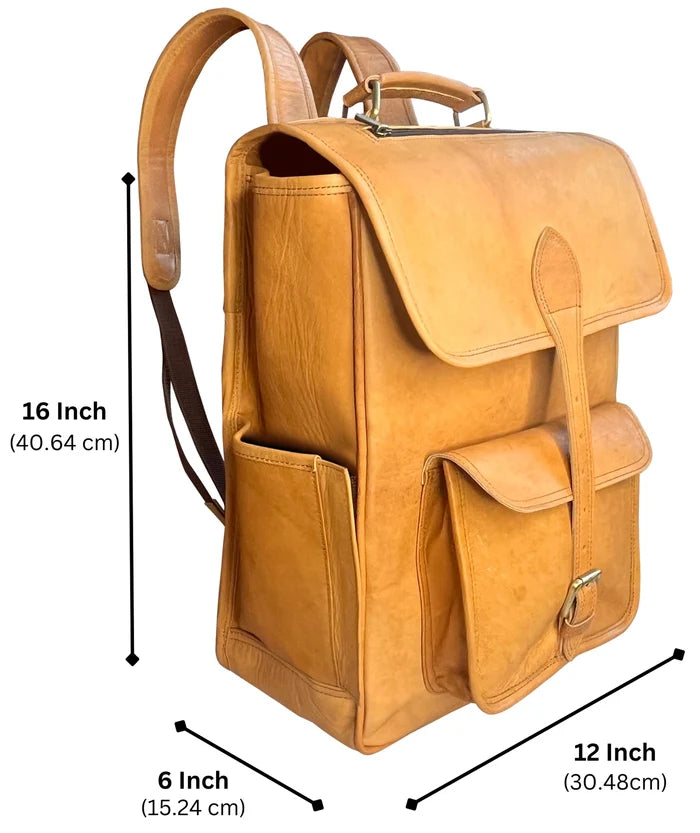 Alpine Genuine Leather Backpack Bag