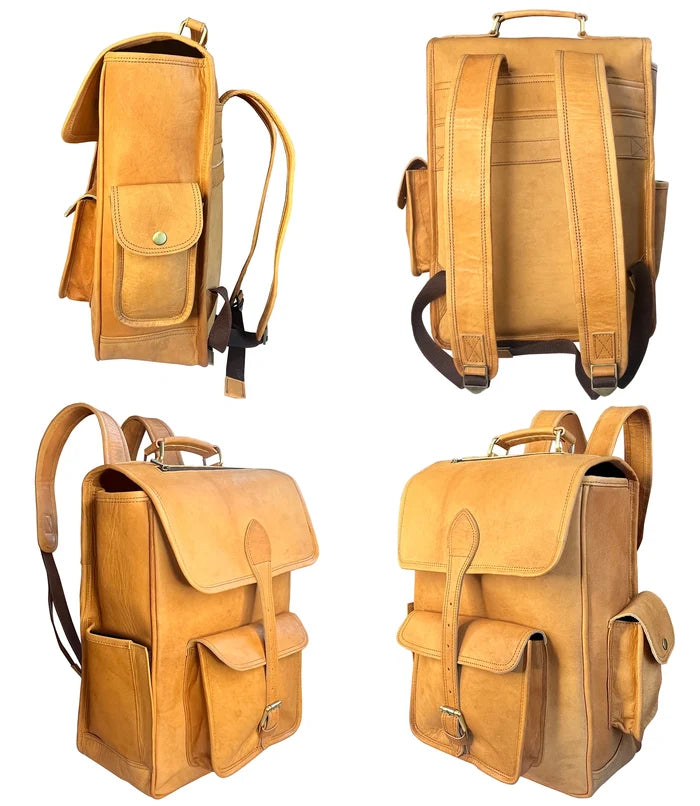 Alpine Genuine Leather Backpack Bag