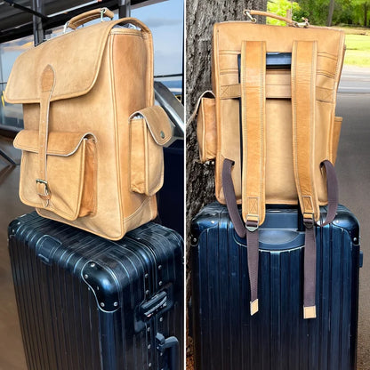 Alpine Genuine Leather Backpack Bag
