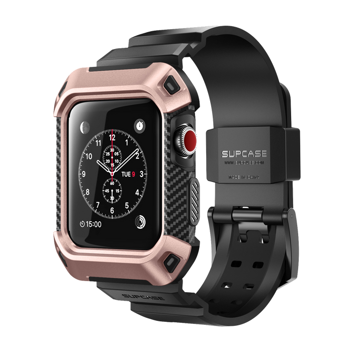 Apple Watch UB Pro Wristband Case (38mm)-Rose Gold