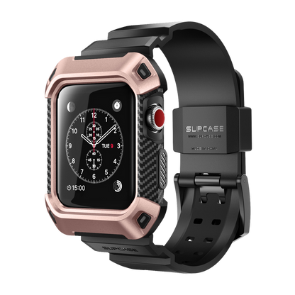 Apple Watch UB Pro Wristband Case (38mm)-Rose Gold