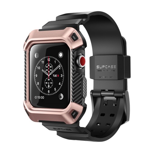 Apple Watch UB Pro Wristband Case (38mm)-Rose Gold