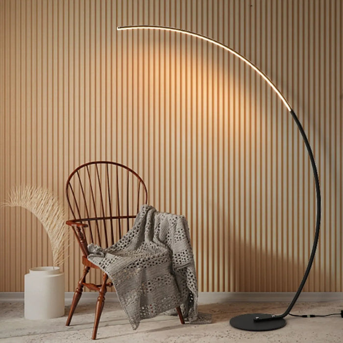 Arc LED Living Room Floor Lamp Canva Home