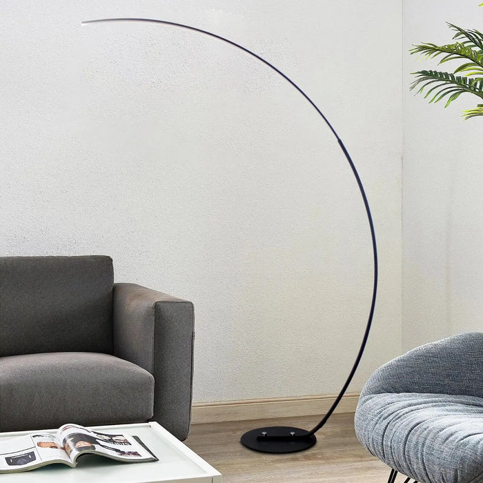 Arc LED Living Room Floor Lamp Canva Home