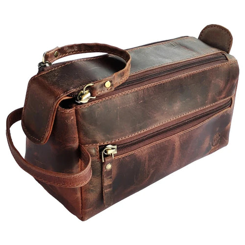 Leather Toiletry Bag