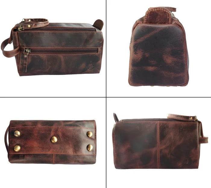 Leather Toiletry Bag