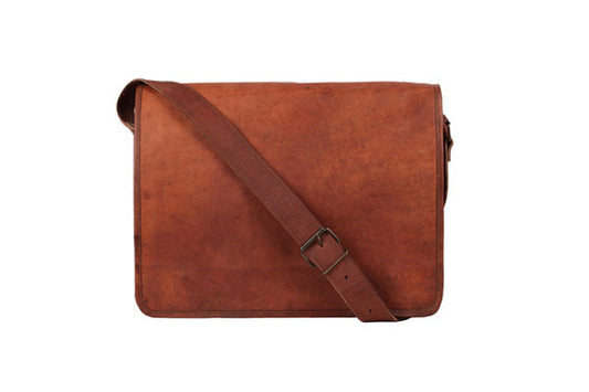 leather messenger bag
