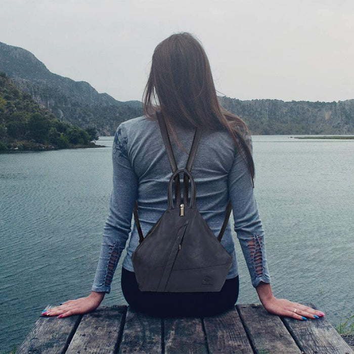 leather sling bag for women