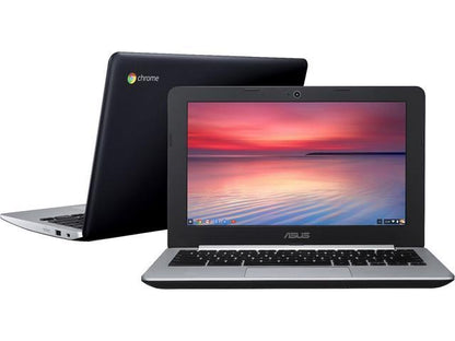 ASUS C200MA Chromebook - Intel Celeron N2830 2.16GHz 2GB RAM 16GB SSD WebCam 11.6" Screen ChromeOS - Coretek Computers