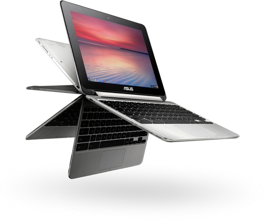 ASUS Chromebook Flip C100PA Touchscreen Laptop - ROCKCHIP 3288-C QUAD CORE 1.80GHz 4GB RAM 16GB SSD 10.1" WebCam Chrome OS