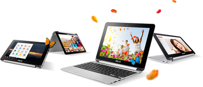 ASUS Chromebook Flip C100PA Touchscreen Laptop - ROCKCHIP 3288-C QUAD CORE 1.80GHz 4GB RAM 16GB SSD 10.1" WebCam Chrome OS