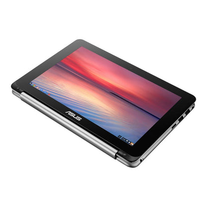 ASUS Chromebook Flip C100PA Touchscreen Laptop - ROCKCHIP 3288-C QUAD CORE 1.80GHz 4GB RAM 16GB SSD 10.1" WebCam Chrome OS
