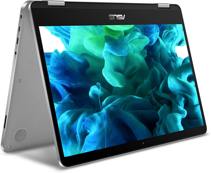 ASUS VivoBook Flip J401MA 14" 2-in-1 FHD Touch 1920x1080 Laptop - Intel Celeron N4000 1.1GHz 4GB LPDDR4 64GB eMMC WebCam Windows 10 Pro