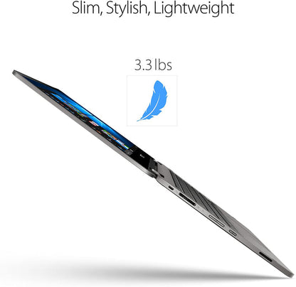 ASUS VivoBook Flip J401MA 14" 2-in-1 FHD Touch 1920x1080 Laptop - Intel Celeron N4000 1.1GHz 4GB LPDDR4 64GB eMMC WebCam Windows 10 Pro