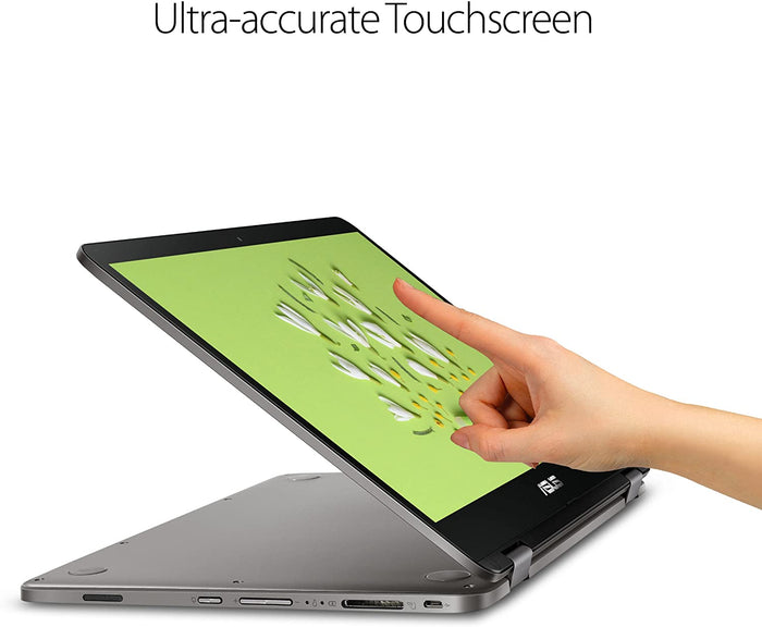 ASUS VivoBook Flip J401MA 14" 2-in-1 FHD Touch 1920x1080 Laptop - Intel Celeron N4000 1.1GHz 4GB LPDDR4 64GB eMMC WebCam Windows 10 Pro