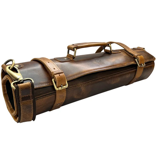 leather chef knife roll