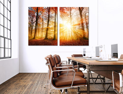 Autumn Forest Canvas Print #7121