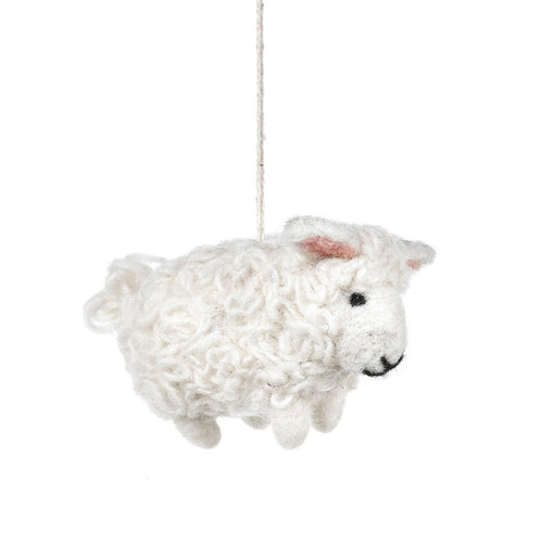 Barbara Sheep Felt Decoration