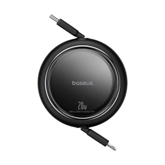 Baseus Free2Pull Retractable USB-C to Lightning Cable, 20W, 1m, Cluster Black