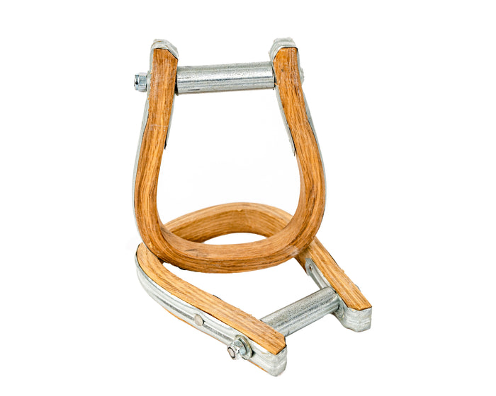 Beastmaster Junior Wood Saddle Bronc Stirrups