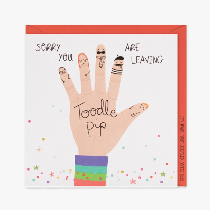 Belly Button Leaving Greetings Card