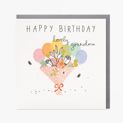 Belly Button Lovely Grandma Birthday Greetings Card