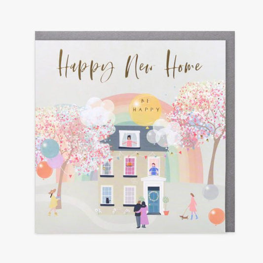 Belly Button New Home House Greetings Card