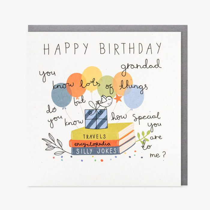 Belly Button Special Granddad Birthday Greetings Card