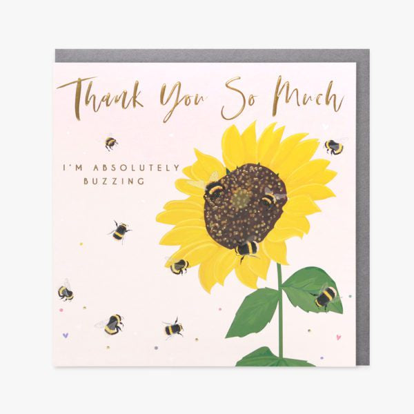 Belly Button Thank You Greetings Card