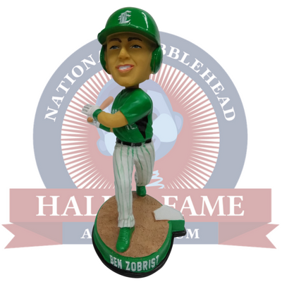 Ben Zobrist Eureka High School Bobblehead - Green Jersey - National Bobblehead HOF Store